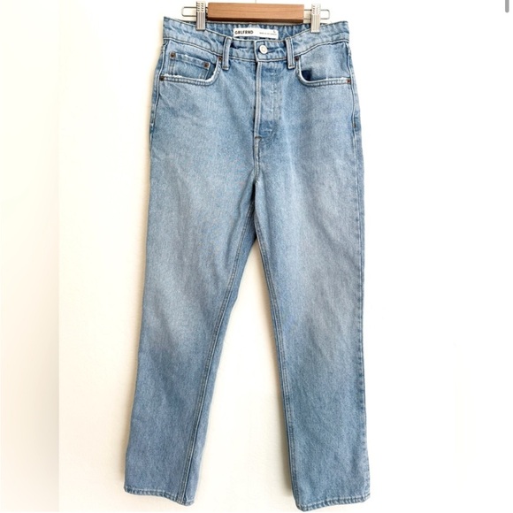 GRLFRND Karolina High Rise Straight Crop Jeans Ventura Blue - Picture 5 of 8